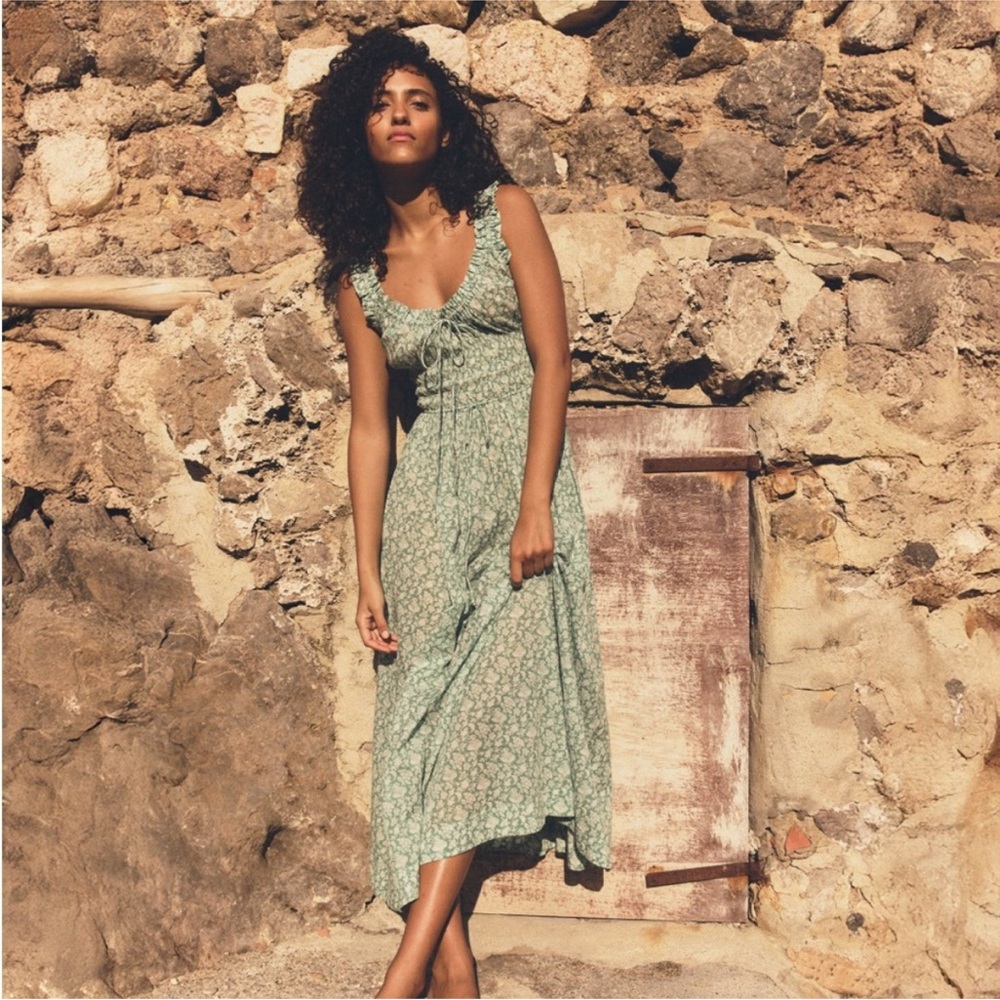 Doen Emmaretta Dress in Peridot Tea Floral